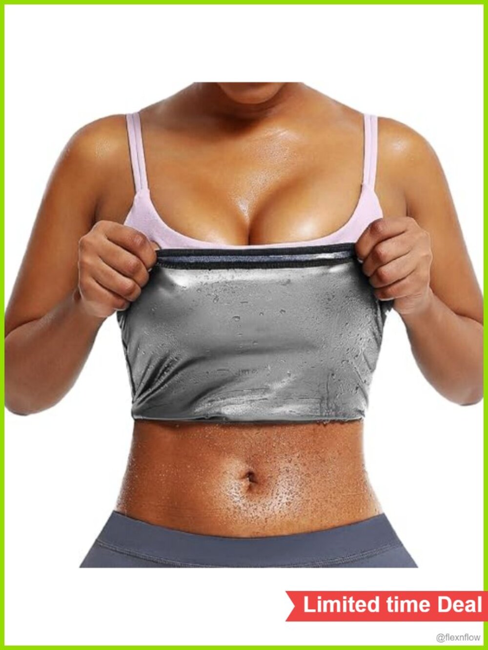 Sauna Suit Waist Trimmer for Women Sweat Band Stomach Belt